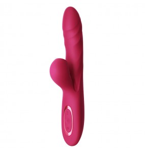 MizzZee - Love Pleasure Retractable Swinging Suction Wand (Chargeable - Crimson)